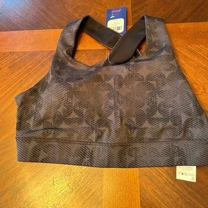 NWT ASICS sports bra racer back